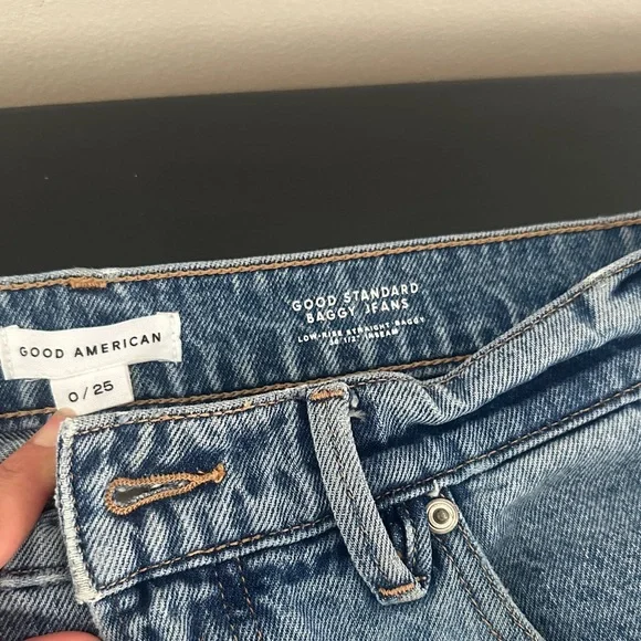 Good American Baggy Low rise jeans - Picture 2 of 4